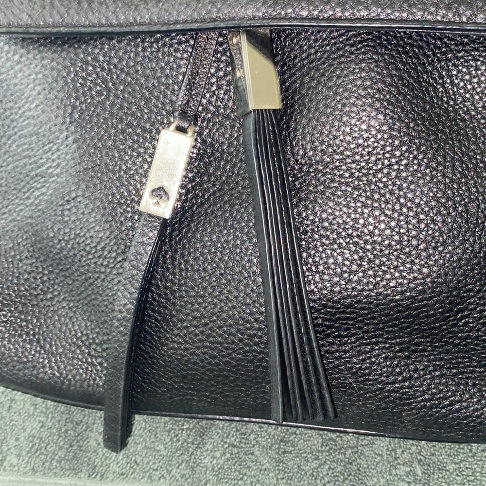 Kate Spade Large Leather Drawstring Backpack Like… - image 5